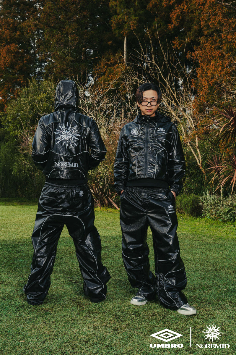 【NOREMID × UMBRO】 REFLECTIVE NYLON JACKET - BLACK