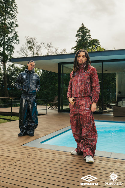 【NOREMID × UMBRO】 REFLECTIVE NYLON PANTS - BROWN