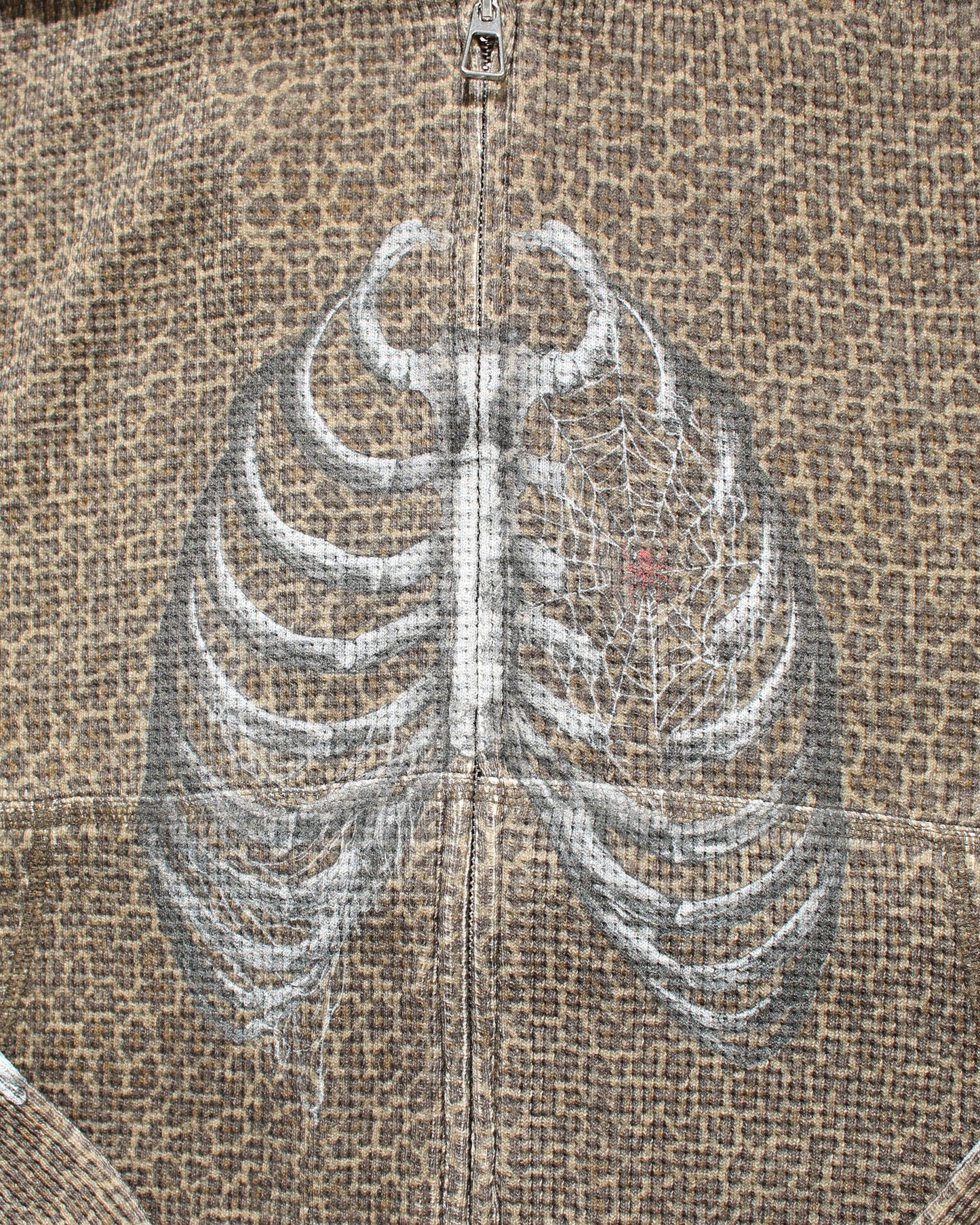 BONE THERMAL ZIP-UP HOODIE – LEOPARD