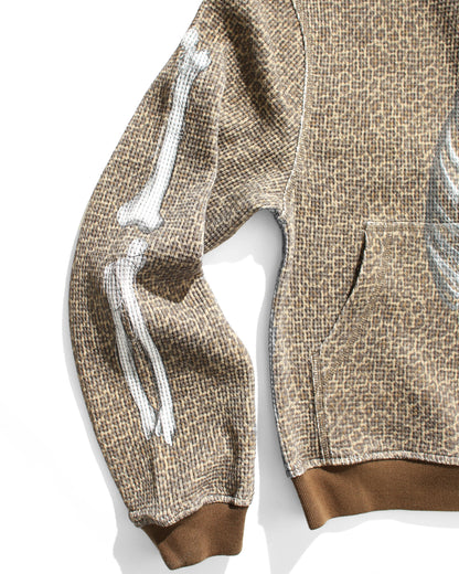 BONE THERMAL ZIP-UP HOODIE – LEOPARD