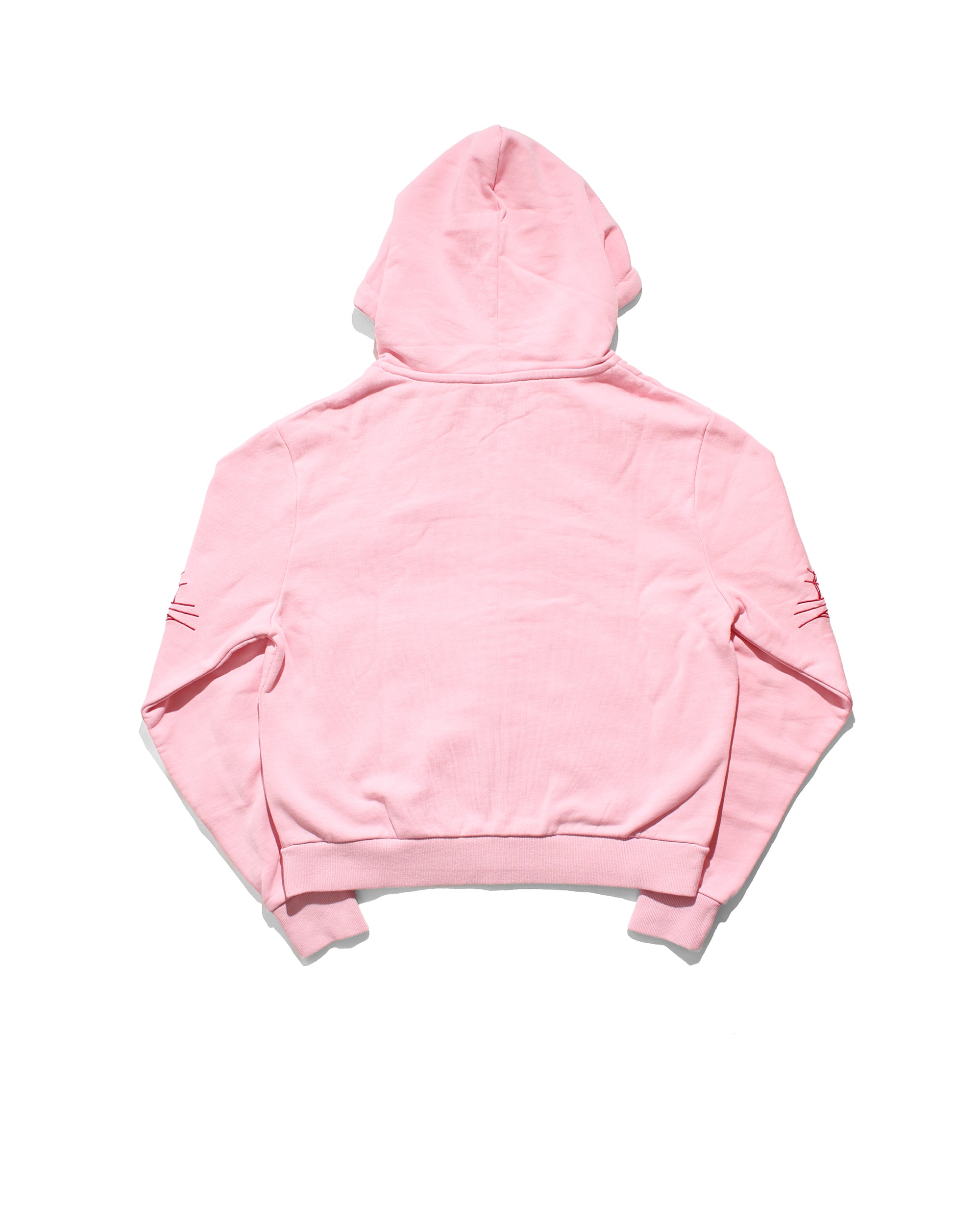 FUR ZIP HOODIE - PINK – NOREMID