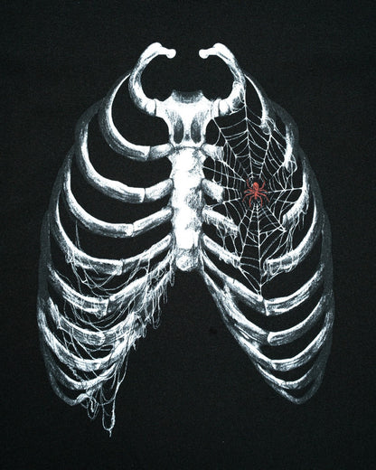 BONE  TEE – BLACK