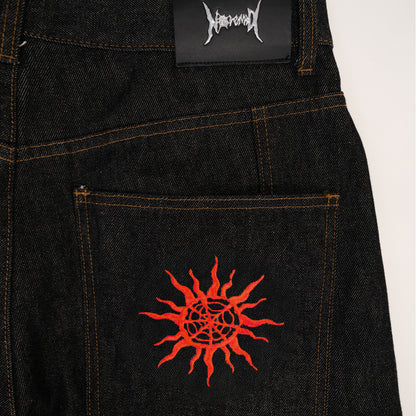 RIGID BAGGY JORTS – BLACK