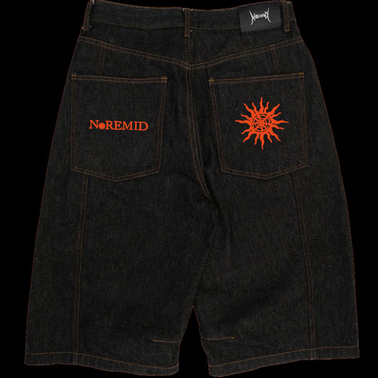 RIGID BAGGY JORTS – BLACK