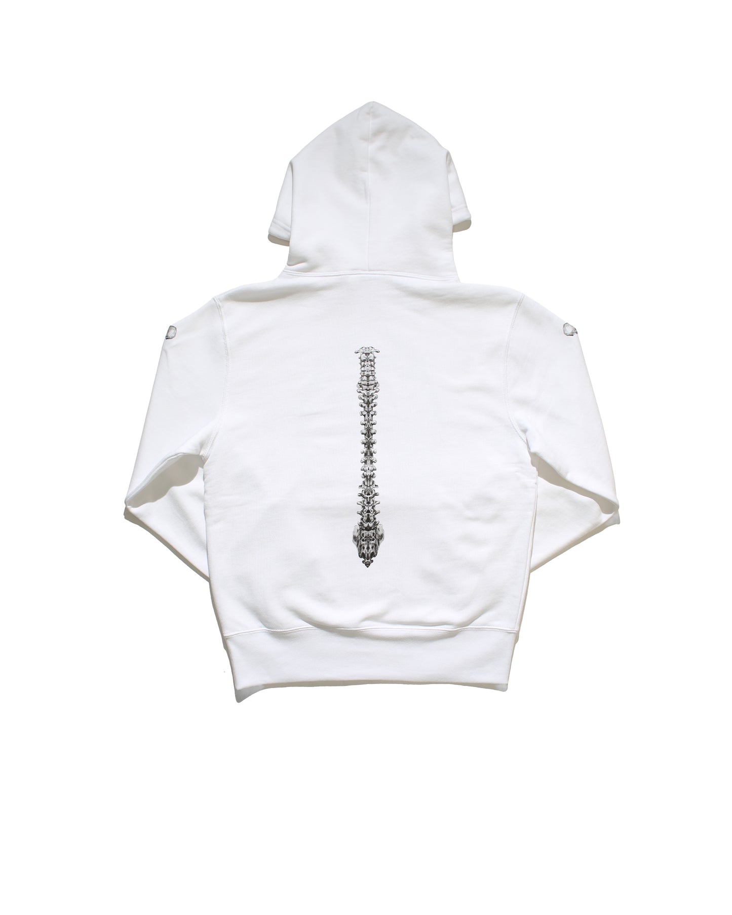 BONE PULLOVER HOODIE – WHITE