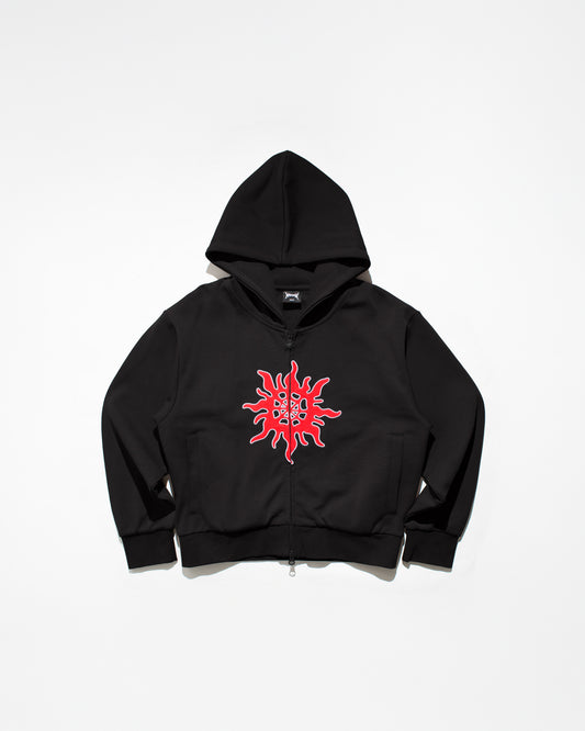 【予約商品】ZIP HOODIE - BLACK